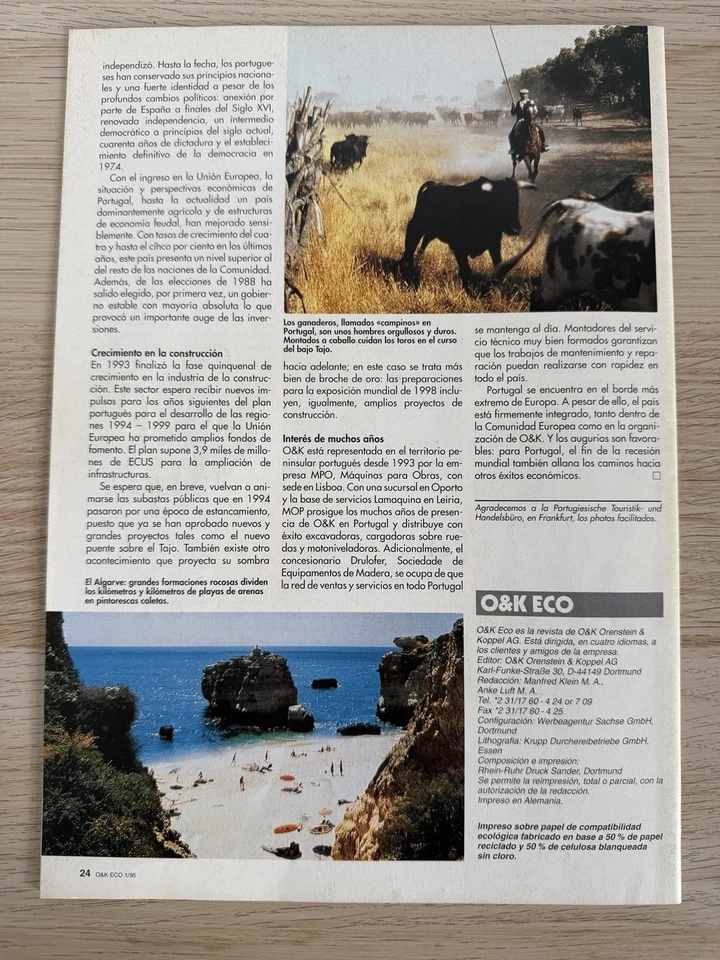 O&K Eco (Echo) Magazin Ausgabe 1, 1995 - Bild 2 von 2