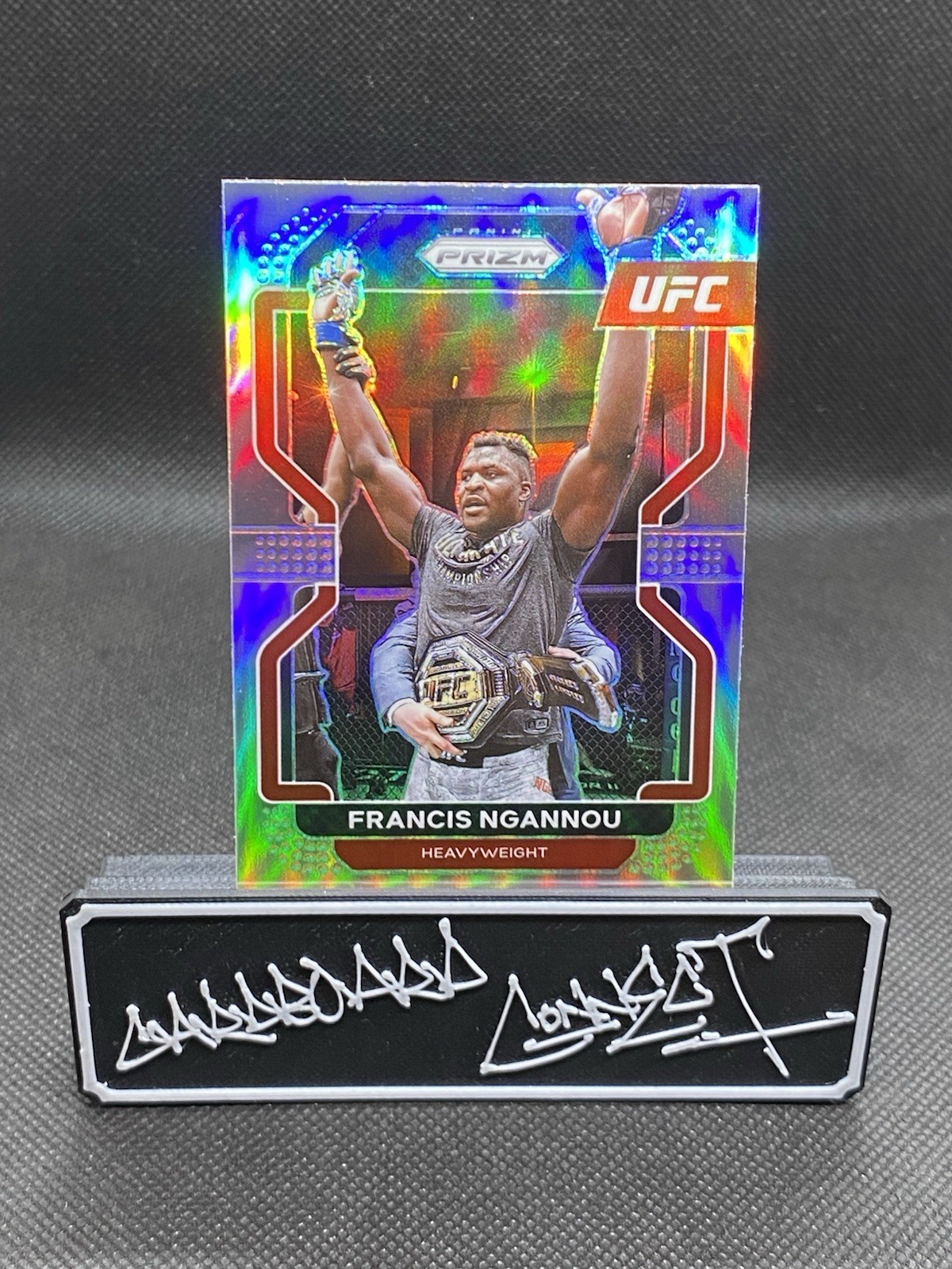 2022 Panini Prizm UFC - Francis Ngannou #153 Silver Prizm