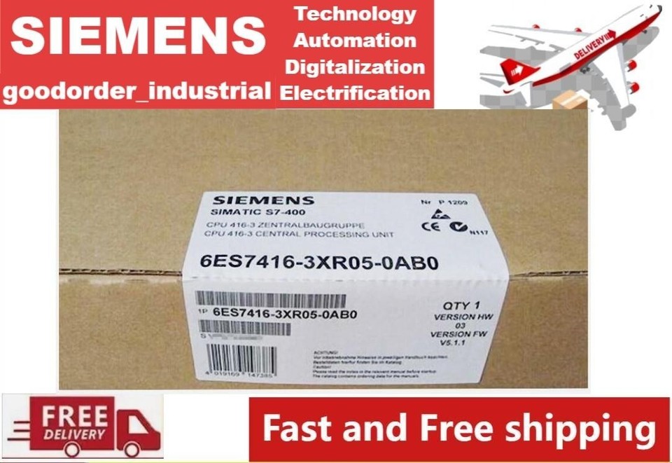 Siemens New 6ES7 416-3XR05-0AB0 / 6ES7416-3XR05-0AB0 CPU Module | eBay