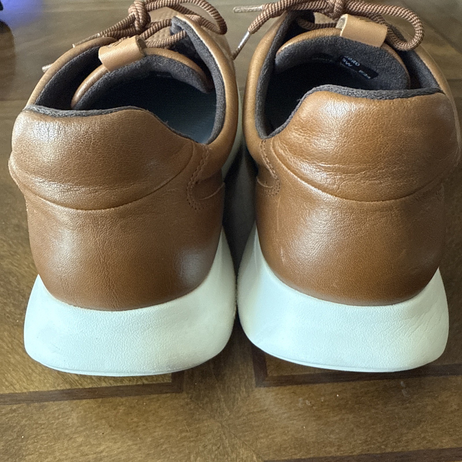 Johnston & Murphy McGuffey Amherst 2.0 Embossed U-Throat Tan Full Grain Size 13W