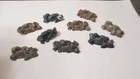 9 VINTAGE MARX FORT APACHE MINIATURE PLAYSET ROCK PILES