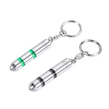Anti-static Human Keychain Body Chrome Surface, Green, Black