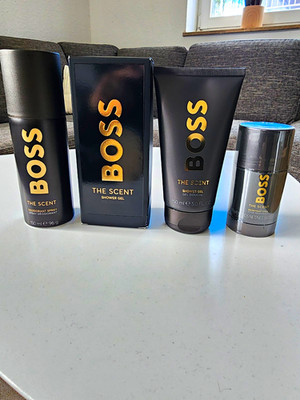 HUGO BOSS THE SCENT 3ER SET DUSCHGEL + DEOSPRAY+ DEOSTICK