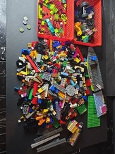 Box of LEGO Parts and Pieces Lot Almost 3lbs.