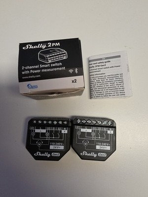 2 Shelly 2PM Gen3 mit Garantie und Rechnung