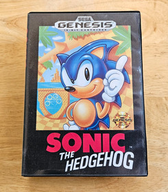 Sega Genesis (CIB) Sonic The Hedgehog (RETAIL) - COMPLETE Game, Box and Manual