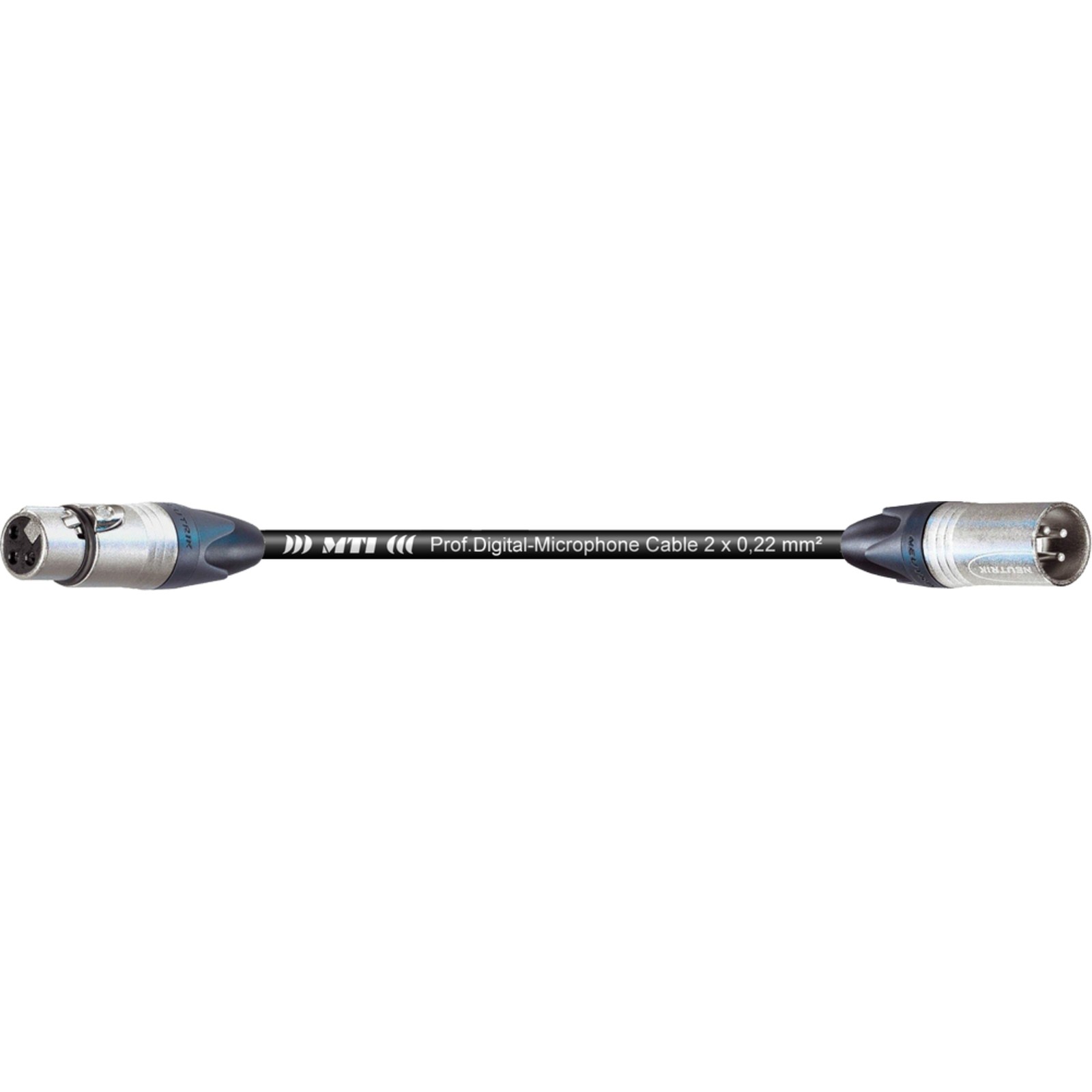 MTI FMX3-SW Mikrofonkabel XLR Neutrik schwarz 50m 6390₽