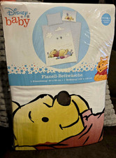 Disney Baby Winnie the Pooh Flannel Bedding Reversible Set 100x135cm