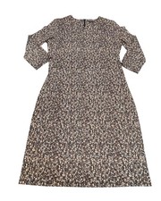 J. Mclaughlin Size Large Sophia Dress Catalina Cloth Geometric Stretch Preppy