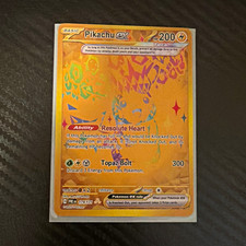 Pokemon Pikachu ex 179/131 Prismatic Evolutions Hyper Rare Holo Full Art ENG on eBay