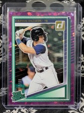 2025 Panini Donruss - Rated Prospects Carson Williams #135 Holo Purple /99 (RC)