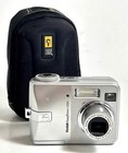 New ListingKodak EasyShare C330 4Mp Digital Camera - Silver - Tested & Working • W/Case