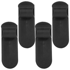 4Pcs Reusable Car Umbrella Holder Black Plastic Trunk Storage Stand Clip