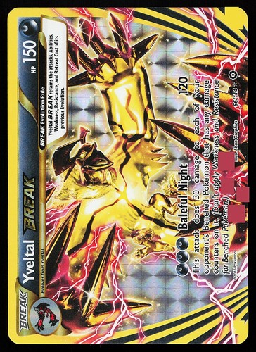 Yveltal BREAK 66/114 Holo Rare Steam Siege Pokemon Card
