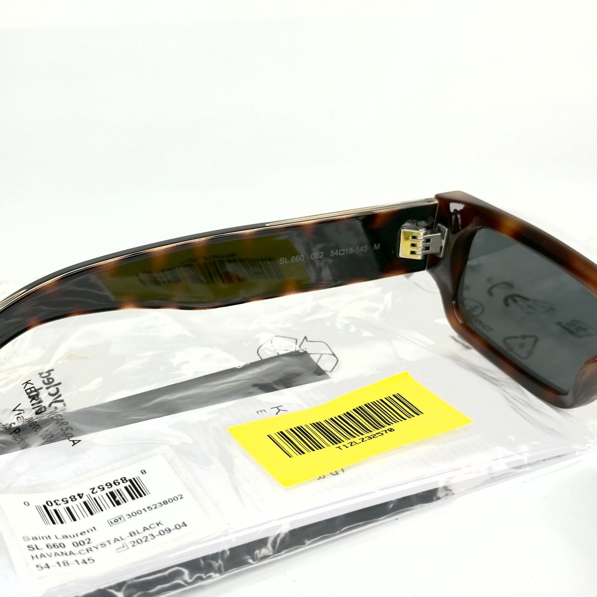 SAINT LAURENT SL660 Naked Wirecore SL 660 002 Brown Crystal Unisex