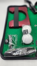   Executive Portable Golf Putting Set Travel Putter 2 Balls Case