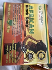 Organic African Black Soap - For Acne & Dark Spots | Natural Vegan 1 Lb.