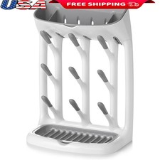Compact Baby Bottle Drying Rack Efficient Space Saving Kitchen Organizer New