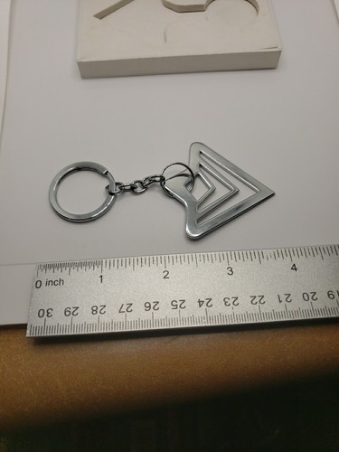 Silpada Representative Only Silvertone Keychain Stainless Rare - Picture 3 of 5