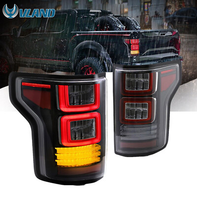 VLAND Clear Tail Lights Full LED für Ford F-150 2015-2020 F150 LH+RH Rücklicht