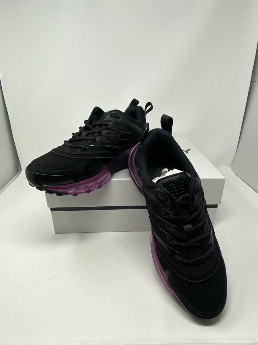 $995 Givenchy GIV 1 Leather Signature Sneaker Black US 8 EU