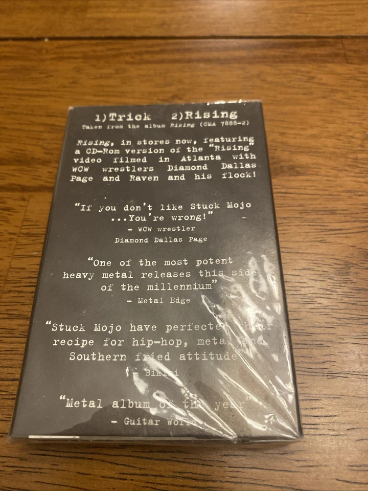 STUCK MOJO “RISING” RARE Sealed Cassette Sampler Century Media - Image 3 of 4