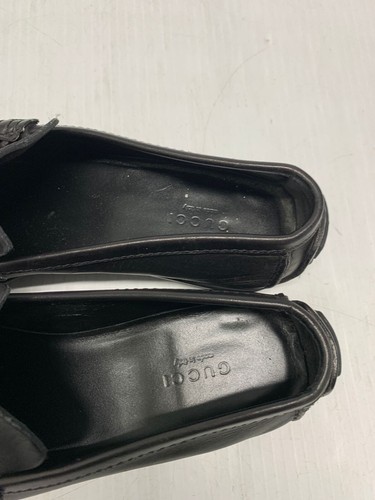 Gucci Dress Shoes Oxford 117703 Black 8B Men's FREE SHIPPING - Picture 3 of 8