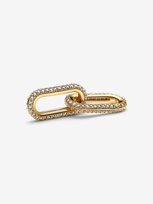 *BRAND NEW* Pandora ME Yellow Gold Plated Pavé Double Styling Link  769660C01