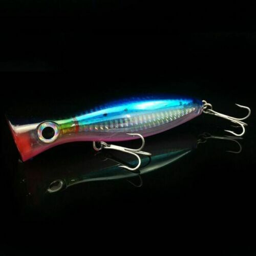 Plopper Topwater Float Fishing Lures Rotating Tail for Bass Pike Chub