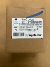 Appleton TMC 200A 2" AL Metal Clad MC Connector