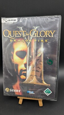 Quest of Glory V 5 Dragon Fire  I PC MAC CD Computer DVD Spiel I NEU in Folie