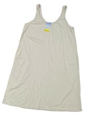 LRG FRESH PRODUCE Natural POCKETS O PLENTY TANK DRESS NWT cotton jersey