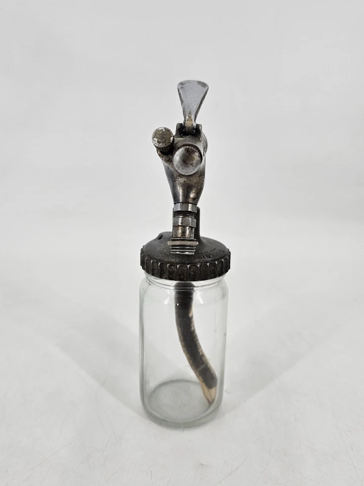 Pistola pulverizadora de retoque con vaso de vidrio DeVilbiss EGA-502 Foto 2 de 4