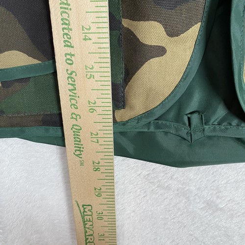 Game Winner Sportswear Hunting Vest Pocket Ammo Organizer Green Camo Vintage M - Picture 12 of 14