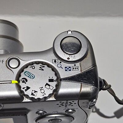 Canon PowerShot A530 5.0MP Digital Camera - Silver FOR PARTS (See