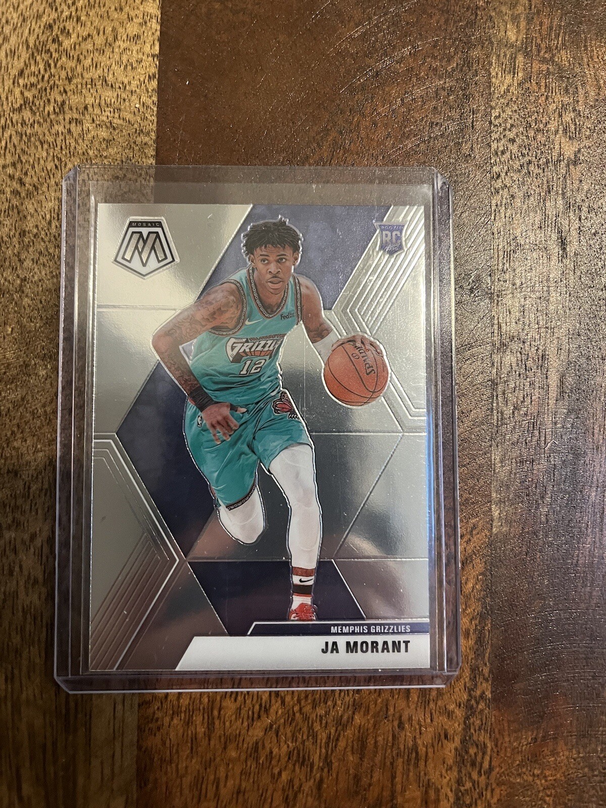 Ja Morant Panini Mosaic Silver Rookie card 2019-2020 RC #219 - Memphis Grizzlies