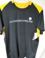 Pittsburgh Steelers Mens Large Screened Hands High Performance T-shirt A1 2472 Pittsburgh Steelers Mens Large Screened Hands High Performance T-shirt A1 2472