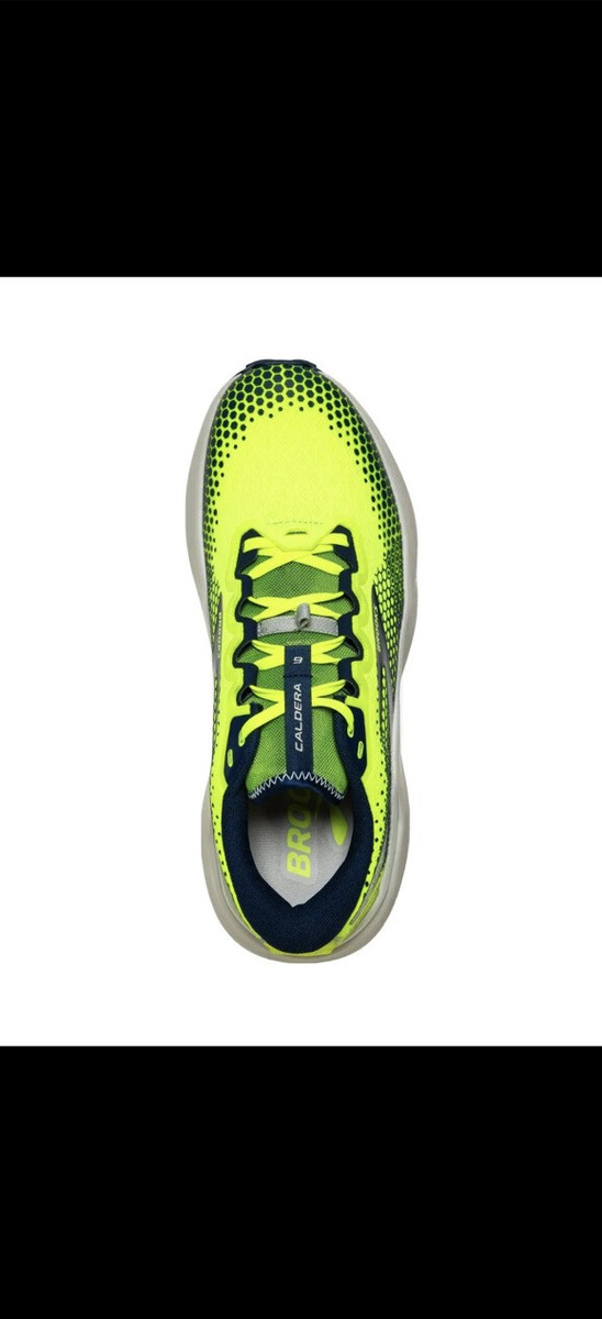 BROOKS Caldera 6 Mens Size 13 Trail Running Shoes Yellow Blue 1103791D756 Men Brooks Caldera 6 Trail Running Shoes Size 8.5 Yellow  main image 3