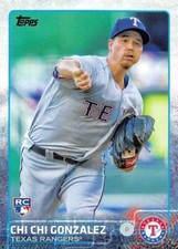 2015 Topps #US102 Chi Chi Gonzalez RC Rookie Card Texas Rangers 🔥⚾🔥