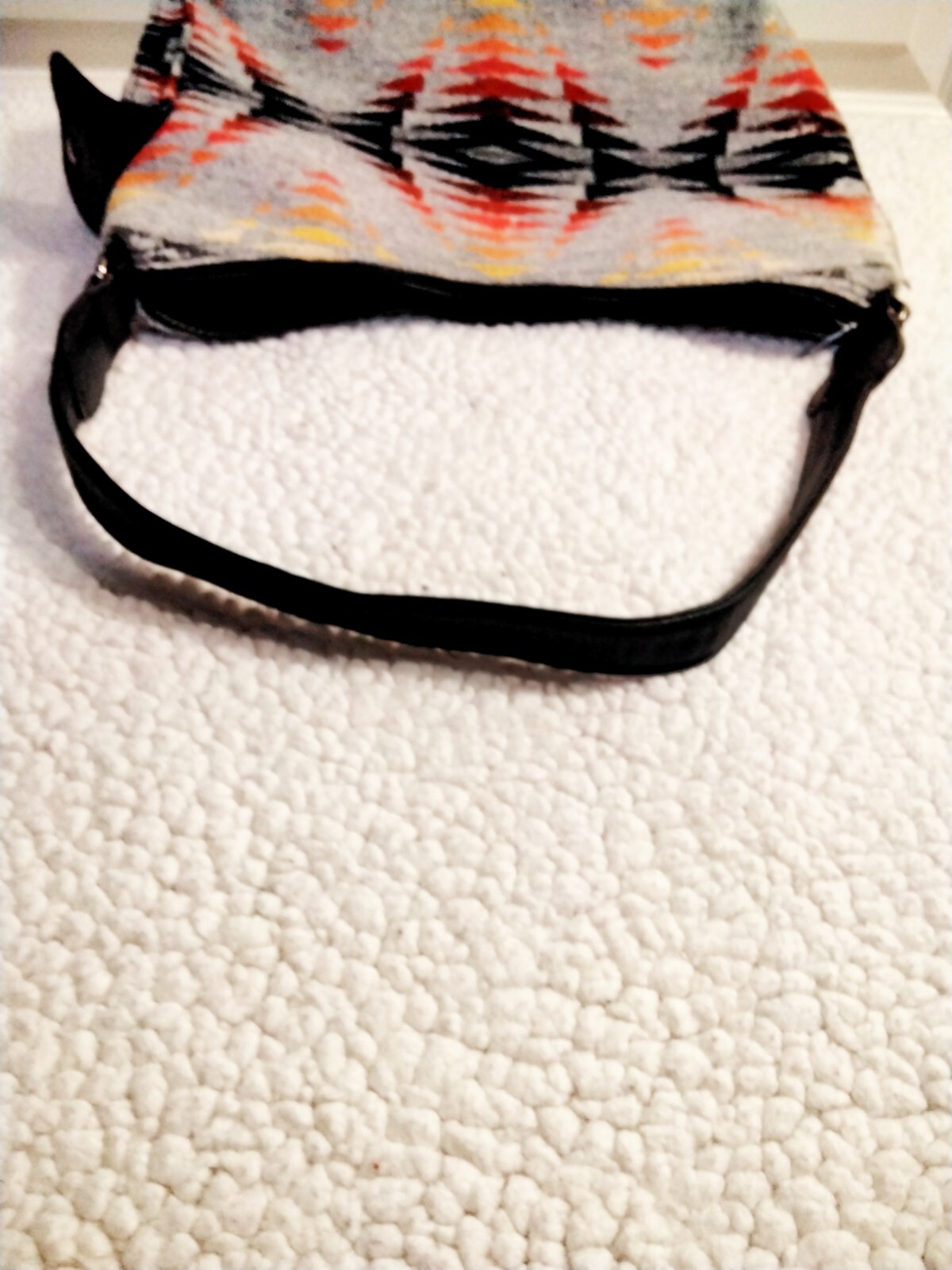 Pendleton Purse Multicolor Pattern Leather Strap … - image 7