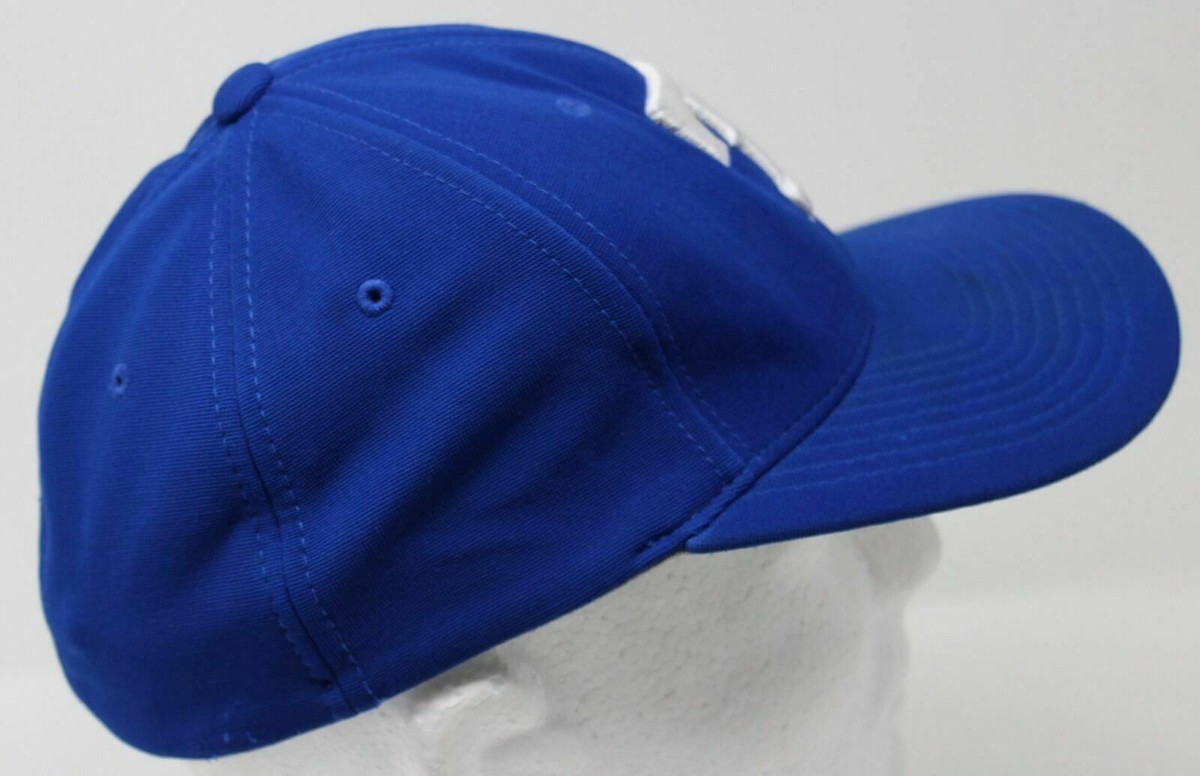 Alphabet Letter T Pacific Headwear Baseball Hat Blue FlexFitted