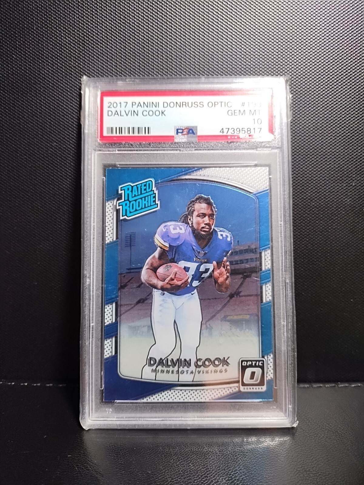 Dalvin Cook Panini Donruss Rookie Phenom Jerseys #13 NFL Shield 1/1