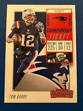 Tom Brady 2018-2019 Panini 5X7 Championship Ticket #TB Football Single Card