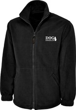Dog Handler Front/Back Fleece Jacket Workwear Pet Lover Animal Caretaker Jackets
