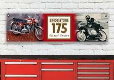 BR159B BRIDGESTONE 175 DT DUAL TWIN FLEXIBLE WERKSTATT BANNER SCHILD