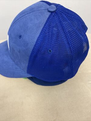 Adidas Trucker Hat Cap Snap Back Adjustable Blue Adult / 202 | eBay