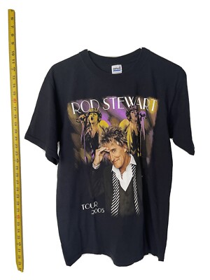 Rod Stewart 2005 Anvil Tour Shirt medium Maggie Mae