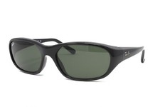 Ray Ban Sunglasses Men's Daddy-O II RB2016 60131 Polished Black 59mm Green Lens