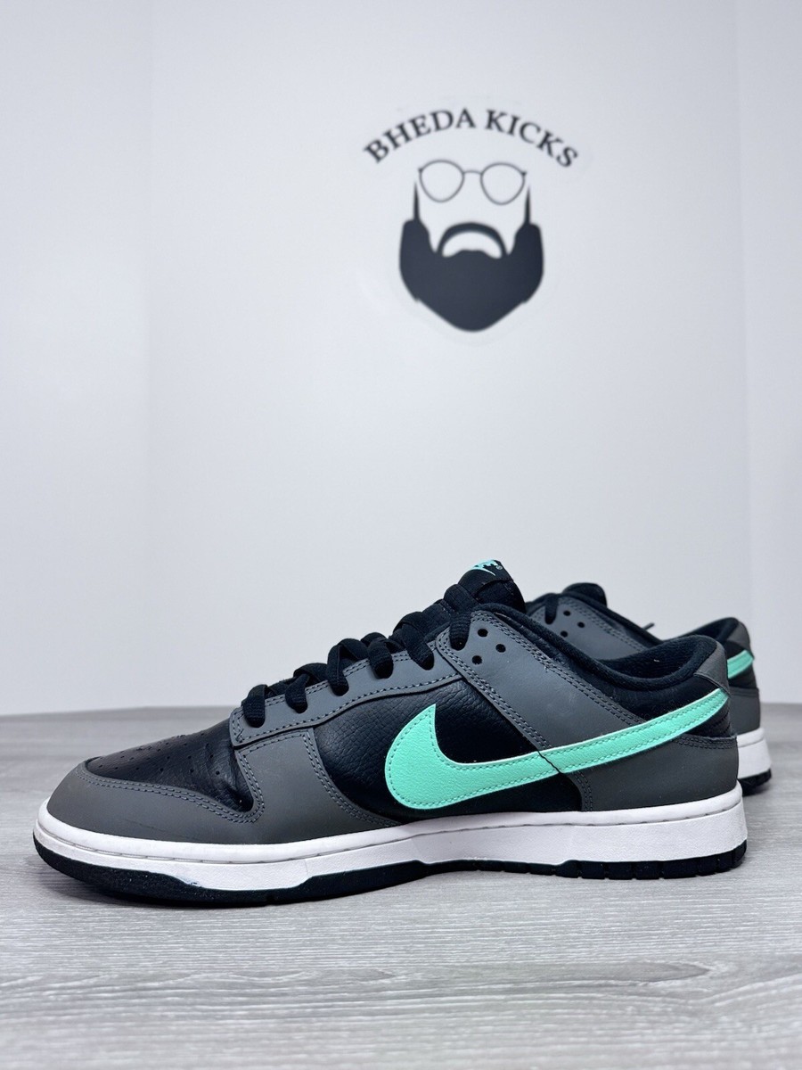 スニーカー Nike Dunk Low Black Green Glow FB3359 001 Size 13 - Nike Dunk Low Black Green Glow FB3359 001 Sneakers