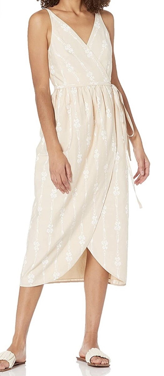 Rebecca Taylor Tulip Wrap Cotton Dress Size 16 $295 MSRP